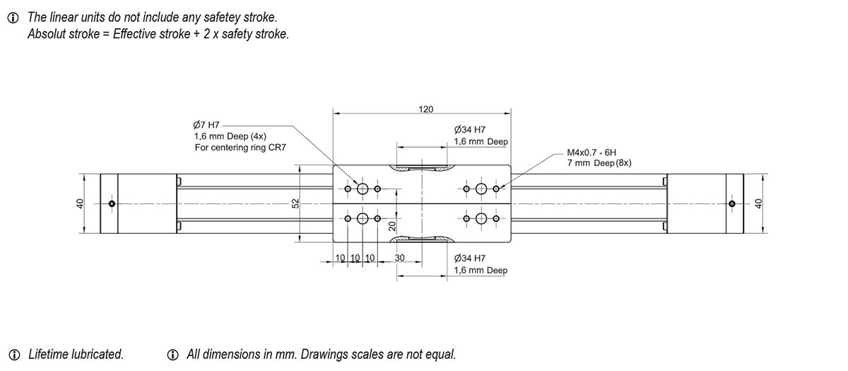 MTJZ 40 Linear Unit drawing 2
