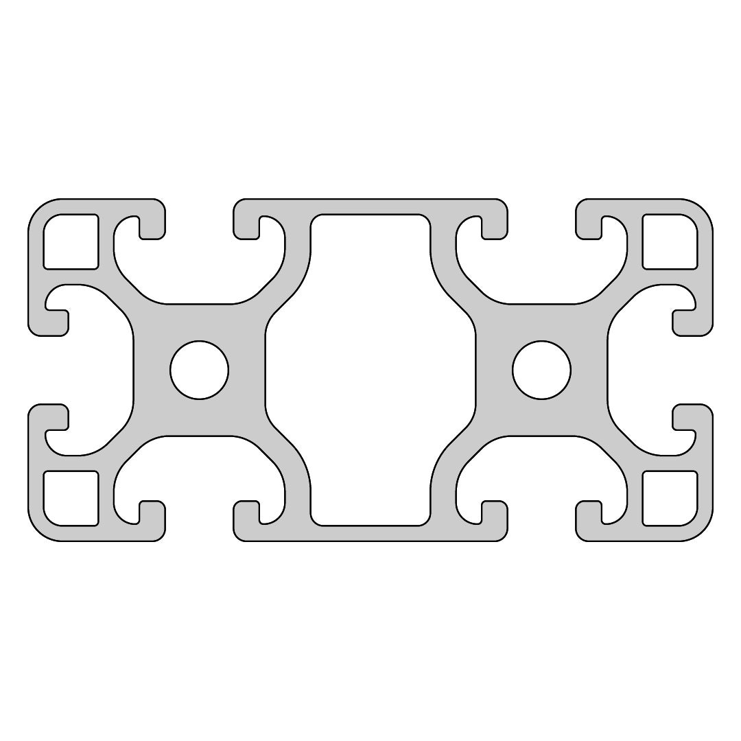 RP1140 aluminium profile 8 80x40 Light