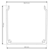 Wiring Duct 80 x 80