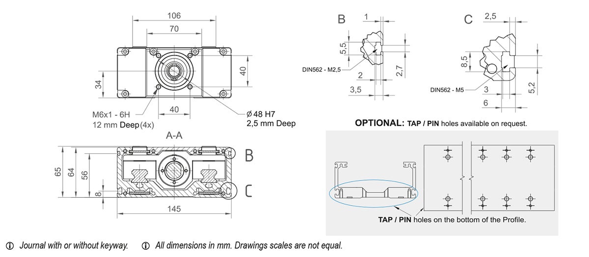 CTV 145 Linear Unit drawing 4