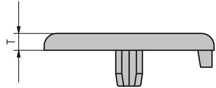aluminium profile caps rollco cap om designation