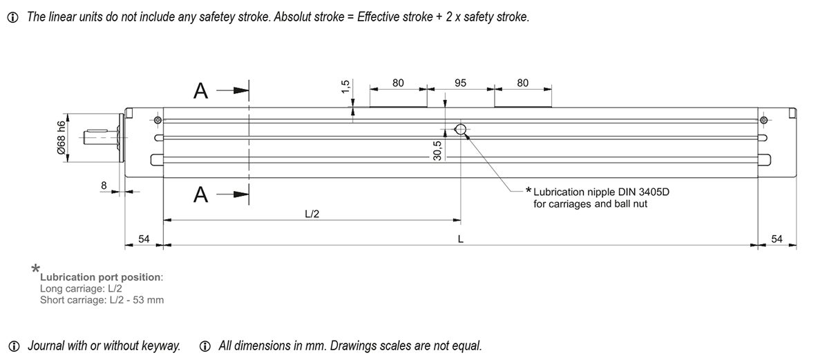 CTV 200 Linear Unit drawing 1