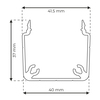 Wiring Duct 40 x 40 