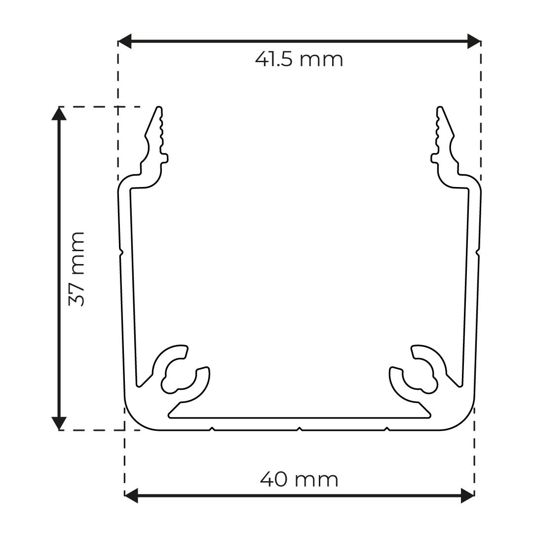 Wiring Duct 40 x 40 