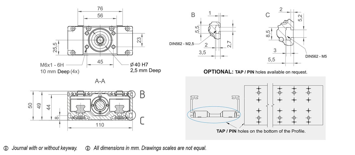 CTV 110 Linear Unit drawing 4