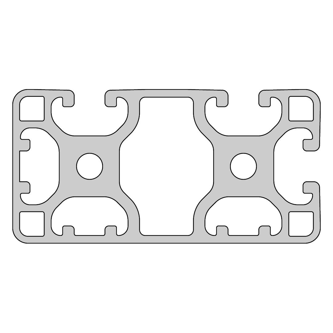 RP1360 aluminium profile 8 80x40 Light