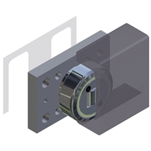 Stainless Fixing Element Rectangular BR---.4100