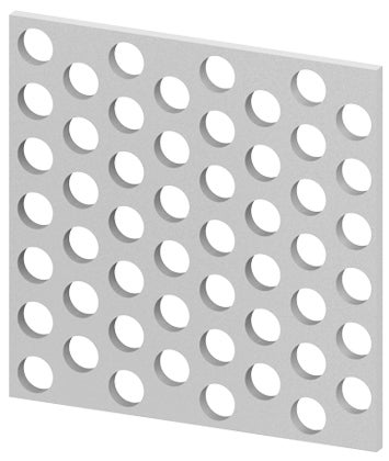Perforated Plate, Al 