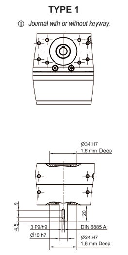 MTJZ 40 Linear Unit drawing 4