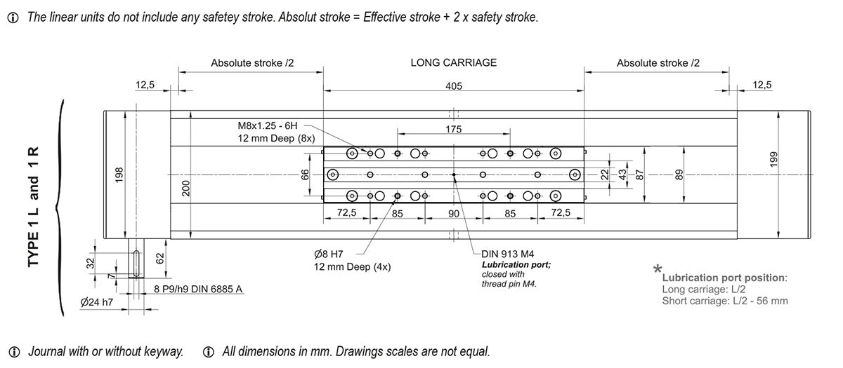 CTJ 200 Linear Unit drawing 2
